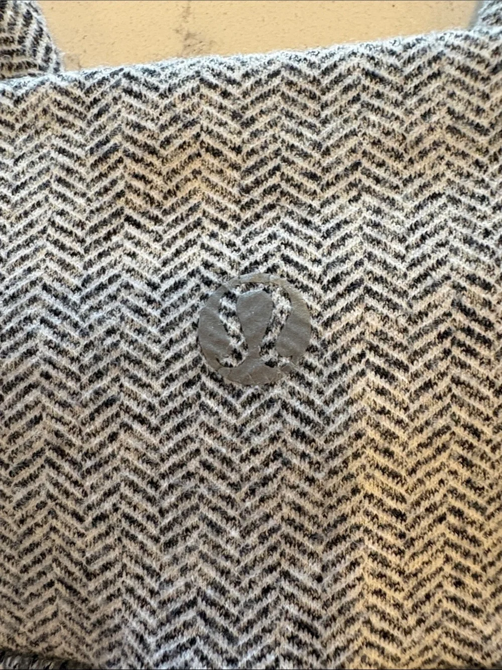 Lululemon Wunder Under Leggings ~ 4 ~ Herringbone White Black